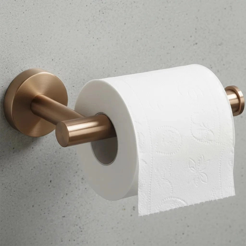 Set Accessori Da Bagno Ari Brush Copper 4 Pezzi