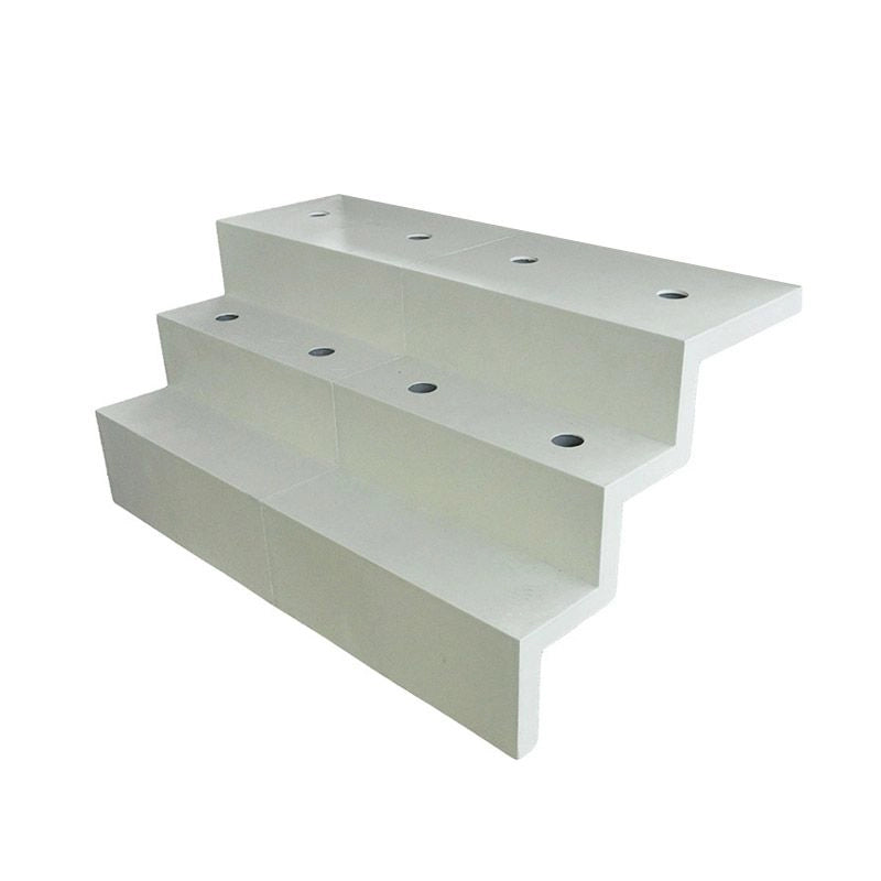 Scala Interna Rettangolare Relax Per Piscina 3,00 X H 0,90 M, 3 Scalini Lunghezza: 2.50 m