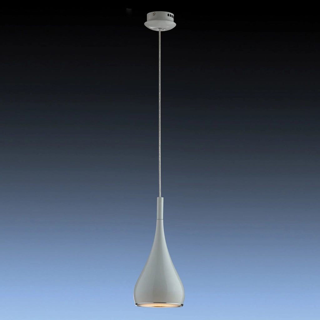 Lampada a sospensione Italux Anon bianca E27 120cm