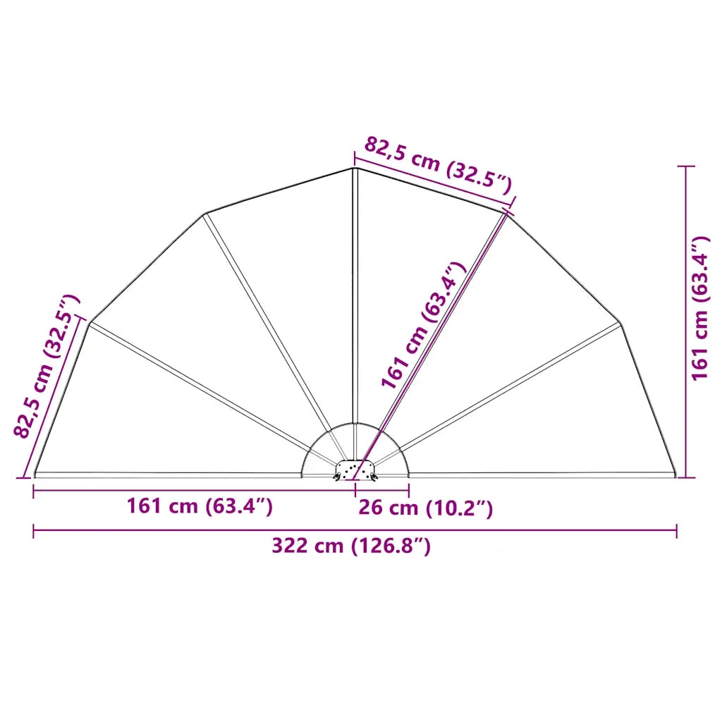 Tenda Laterale per Terrazza Pieghevole Grigio 200 cm 44576