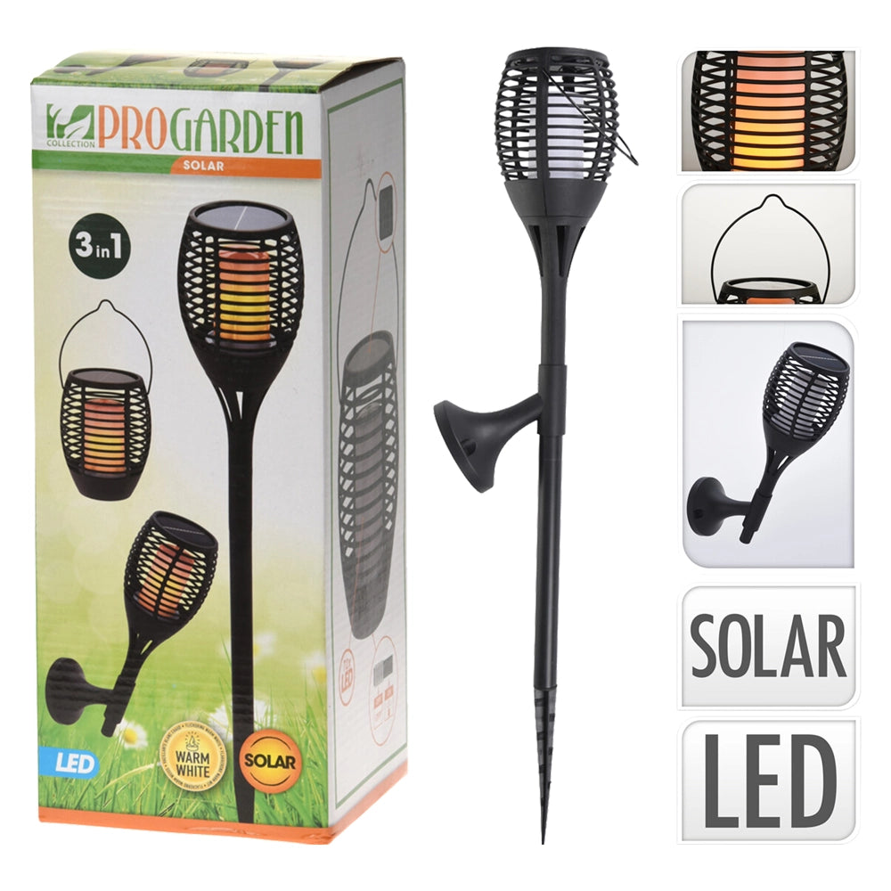 LAMPADA A ENERGIA SOLARE cm 12 x h.62  - Senza Marca