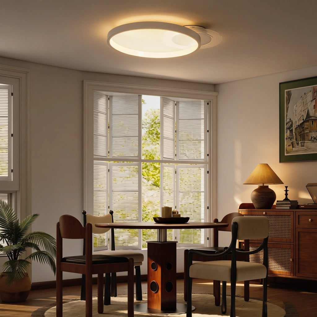 Lampada da Soffitto ¨C zephmum ¨C 50x40x7,4 cm Bianco