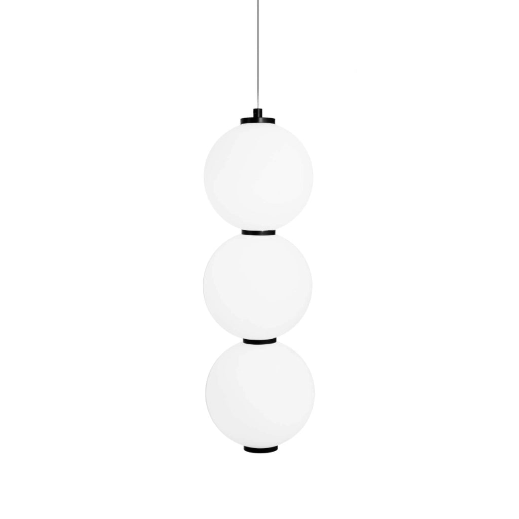 Lampada sospensione Maxlight TAMA LED 23W 3 sfere nera