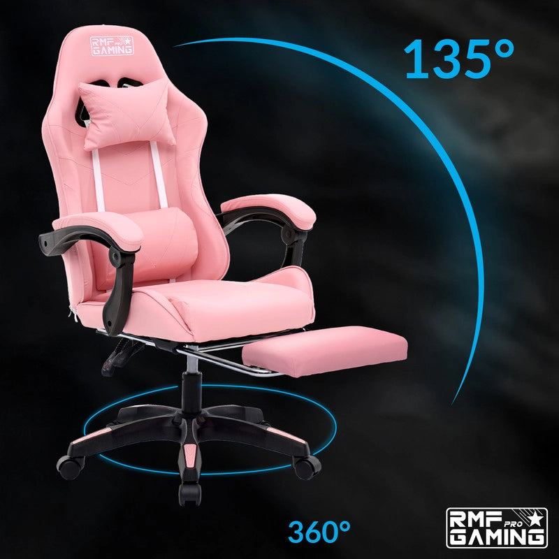 SEDIA DA GAMING COLORE ROSA