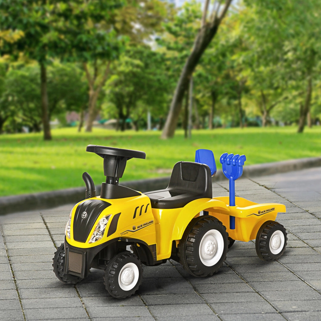 Trattore Giocattolo per Bambini ¨C Minimal ¨C Giallo 91x29x44 cm
