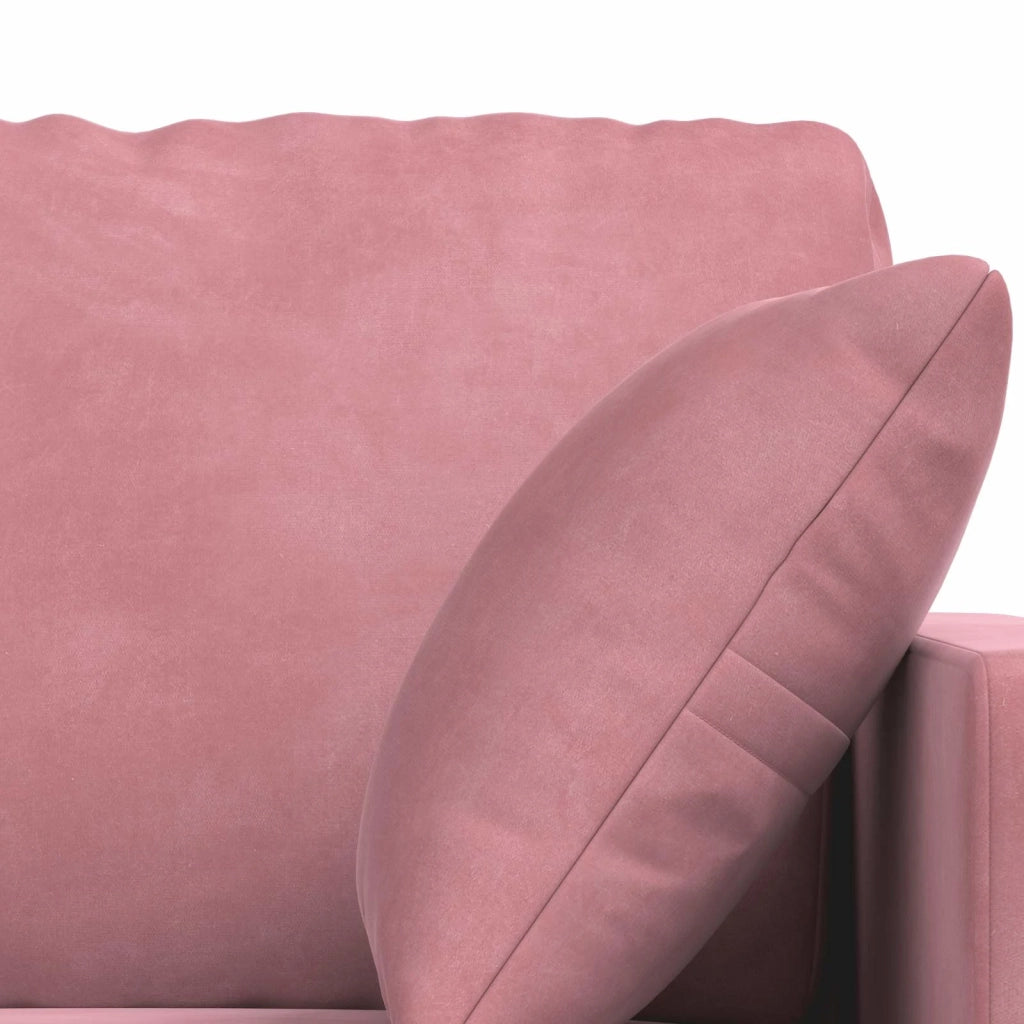 Set di divani 2 pcs Rosa 198 x 78 x 80 cm Velluto 3407599