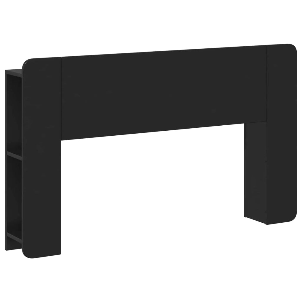 Testiera | Testata del letto Nero 135 x 18,5 x 80 cm Legno ingegnerizzato