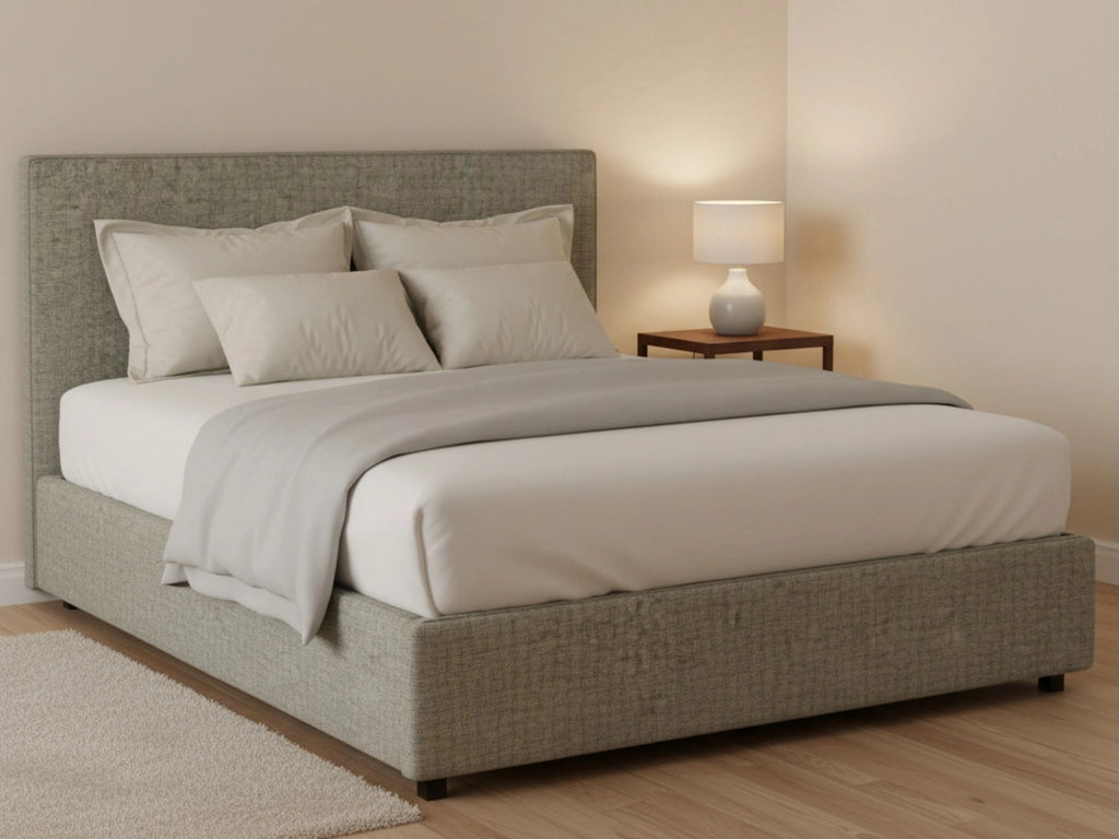 Redditch, Letto Piazza e Mezza Sfoderabile Made in Italy, Grigio