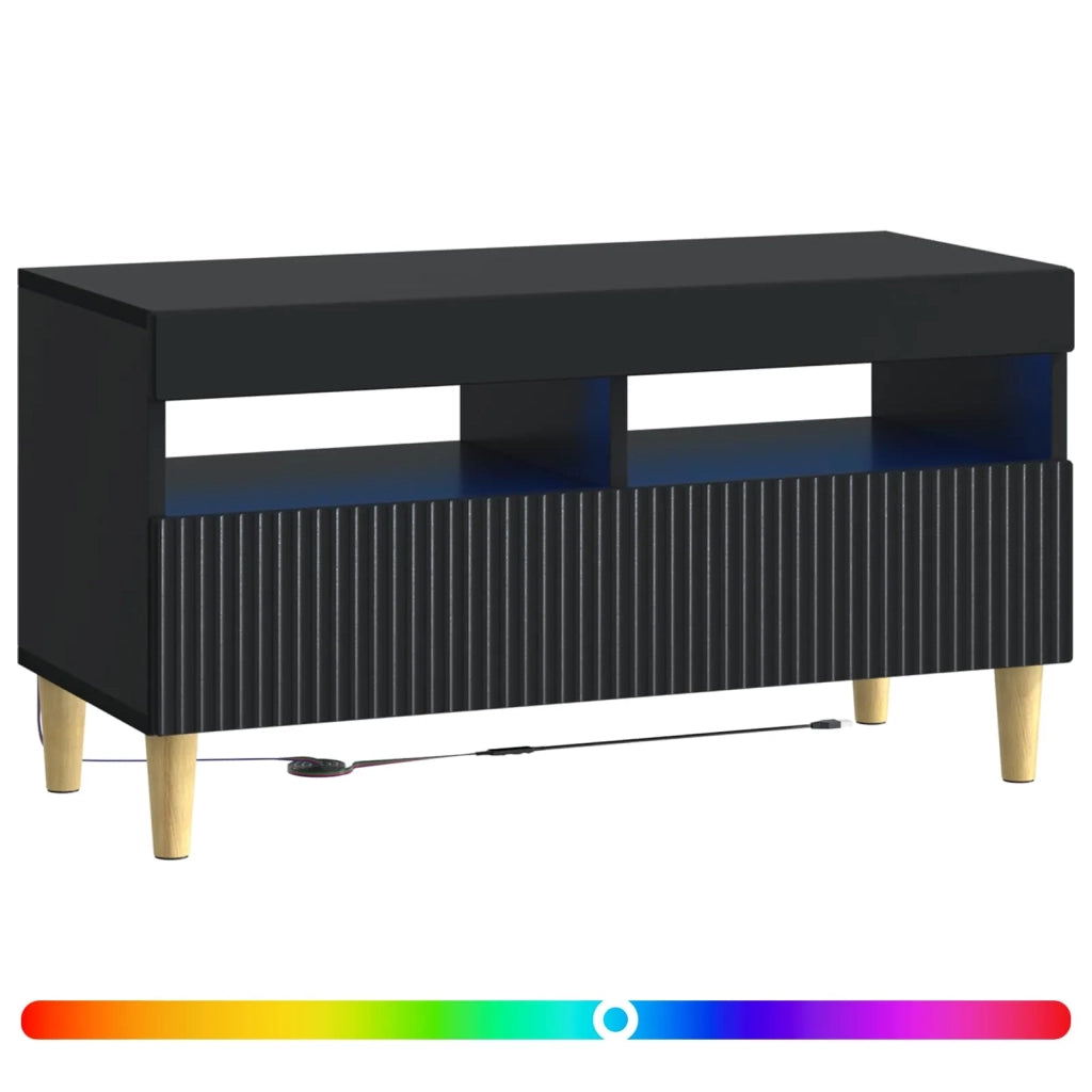 Mobile TV LED Nero Legno ingegnerizzato 896776