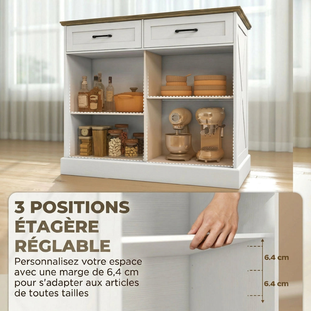 Tavolo da cucina centrale ¨C Minimal ¨C Bianco