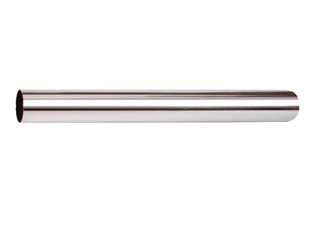 CANOTTO LISCIO IN OTTONE CROMATO- - ø mm.30 lunghezza cm.25 - 10 pezzi