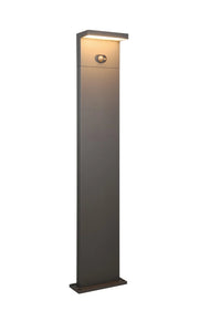 Lampione giardino LED solare antracite PIR IP65 BLYDE