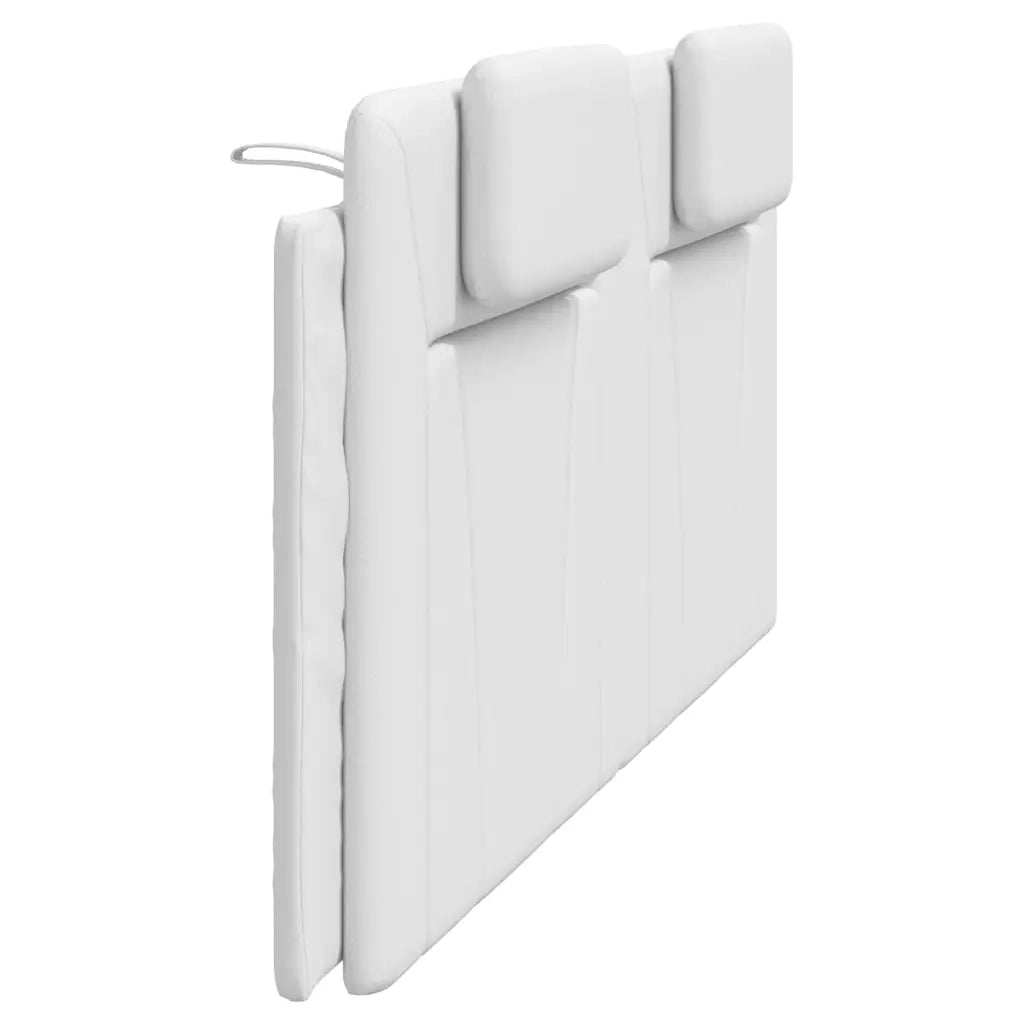 Cuscino Testiera Viana Bianco 200 cm in Similpelle 374815