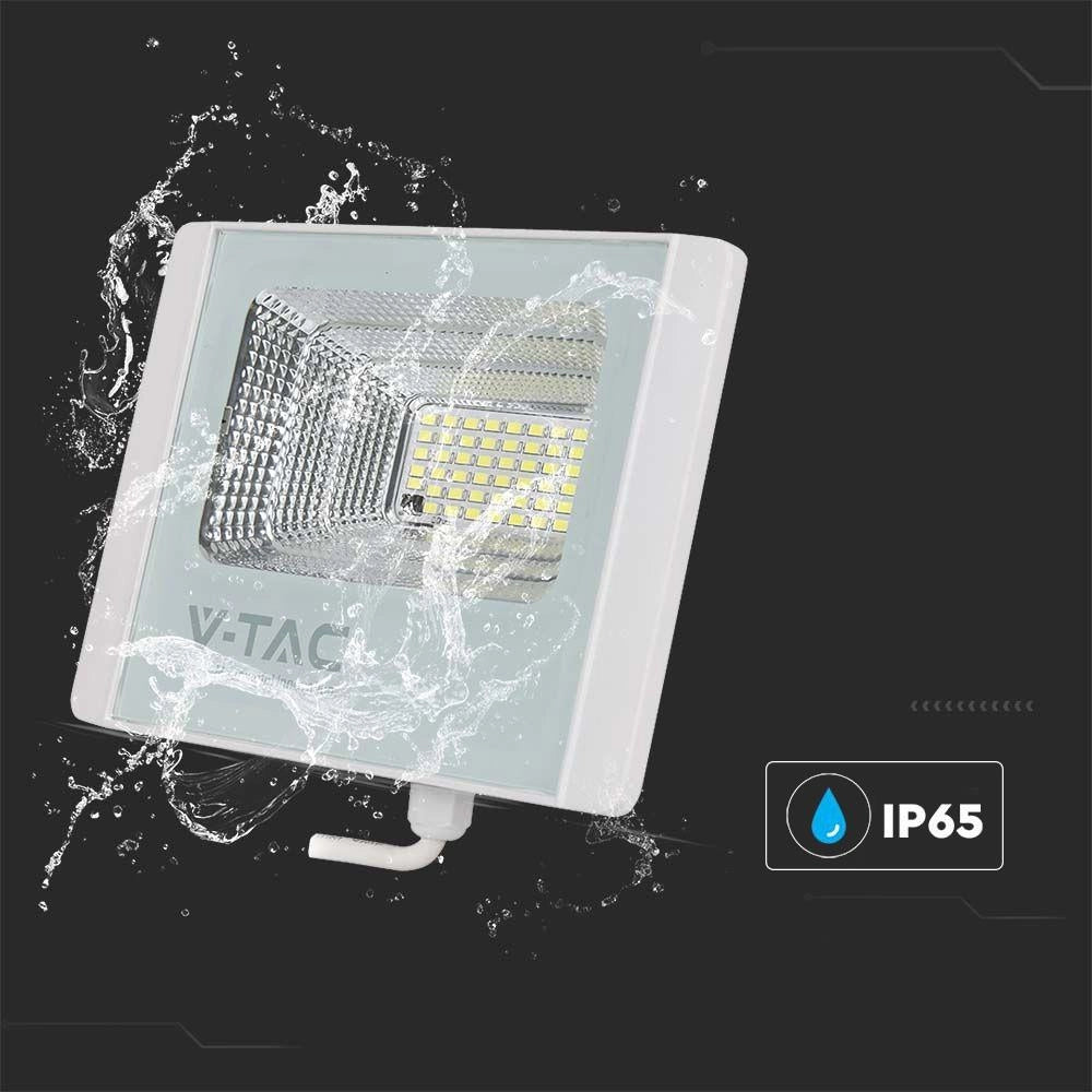 Faro solare LED 20W 4000K 1650lm IP65 con telecomando V-TAC