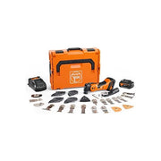 FEIN 71293661000 Multimaster AMM 700 Max Top Utensile multifunzione cordless 18 V 4,0 Ah 2 batterie StarlockMax QuickIN colore Nero