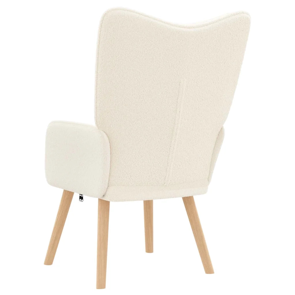 Sedia rilassante Crema 62 x 67 x 95.5 cm Tessuto