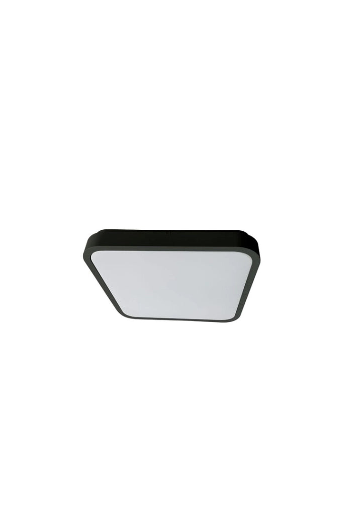 Plafoniera LED Rabalux Alenzo 42cm nera IP44 telecomando