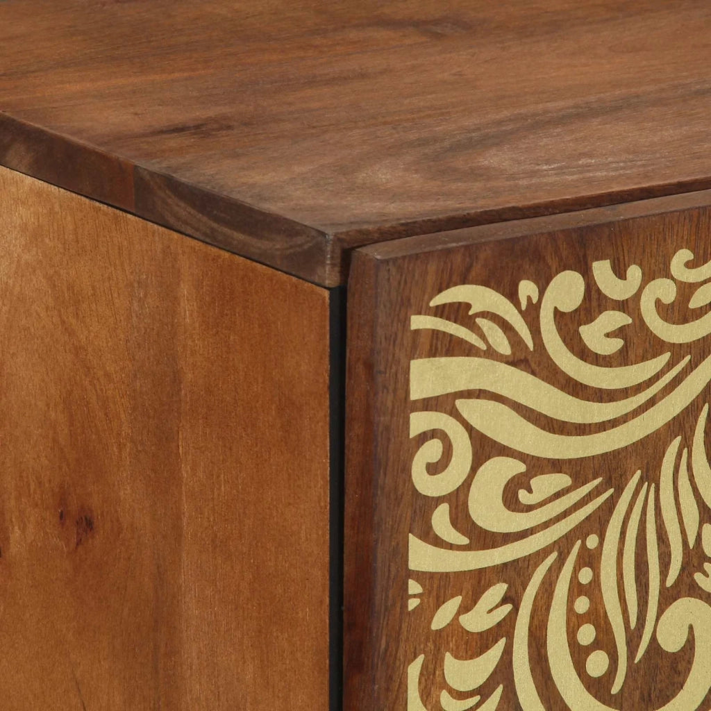 Credenza Marrone 60 x 33 x 75 cm Legno di mango massello 4018738