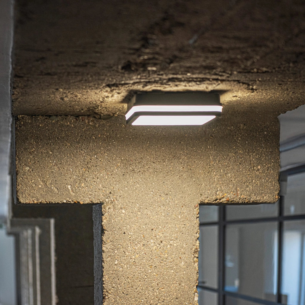 Plafoniera LED Kanlux BENO CCT 18W 22cm bianca IP65