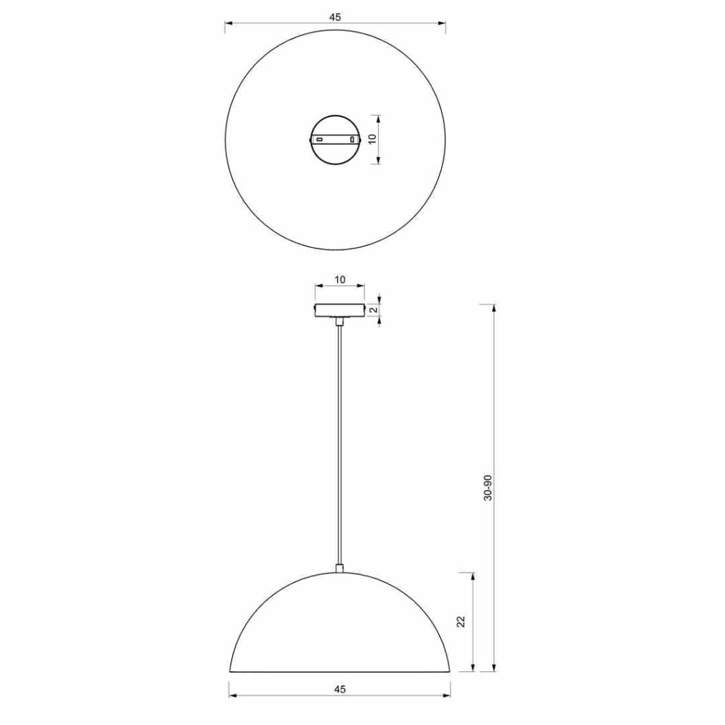 Lampadario a sospensione Milagro Beta MLP7973 nero oro