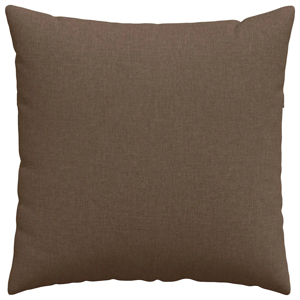 Cuscini da Divano 2 pcs Marrone 80 x 80 cm Tessuto 42014044