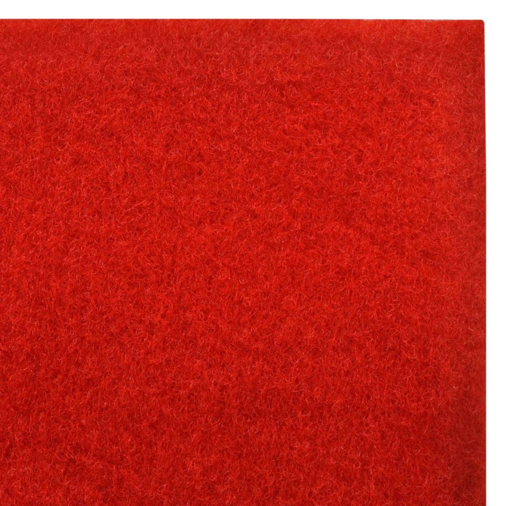 Tappeto Rosso 1 x 20 m Poliestere 42052431
