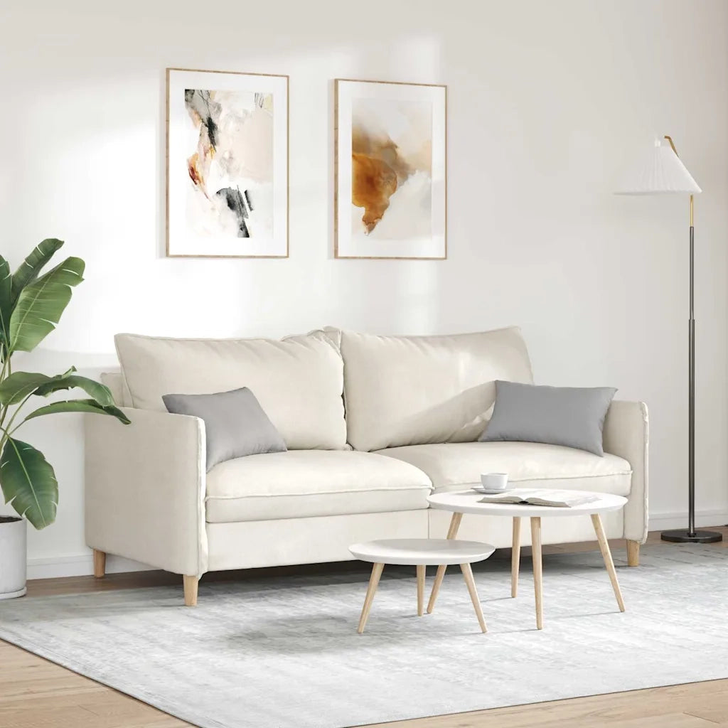 Cuscini da Divano 2 pcs Grigio Nuvola 50 x 30 cm Tessuto 42013623
