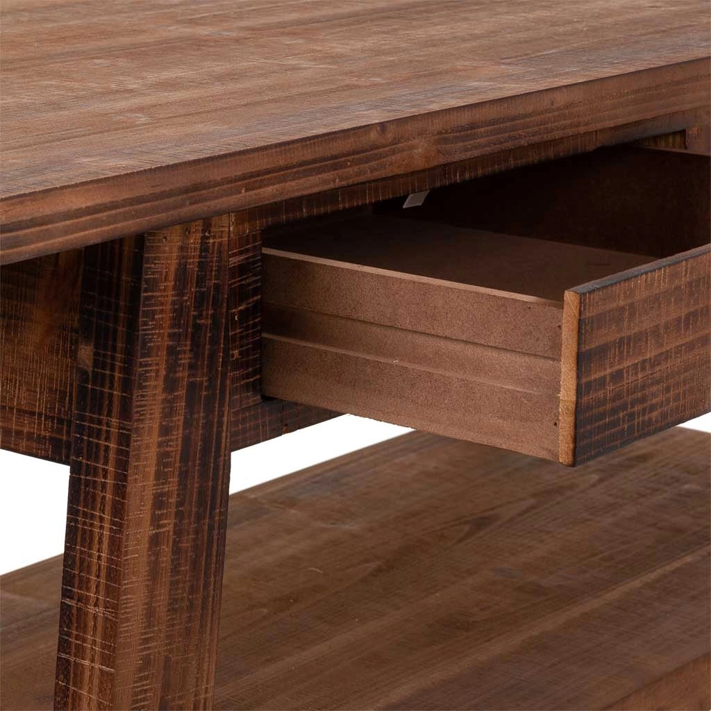 Mobile ingresso in legno marrone, 127x56x76h cm