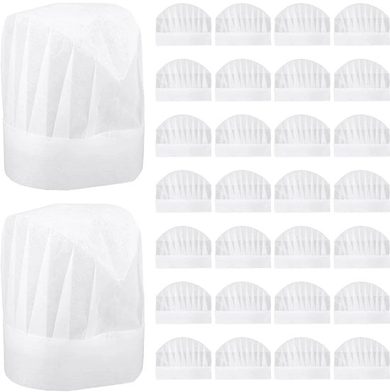 Smoccoli per bambini da cucina - 30 pezzi - Bianchi - Smoccoli per cucina - Protettivi per bambini da cucina - Respiranti - Leggeri - 27,4x20,5 cm - Smoccoli per bambini da cucina