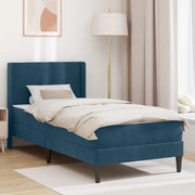 Struttura letto con materasso Blu 80 x 200 cm Velluto 3414830