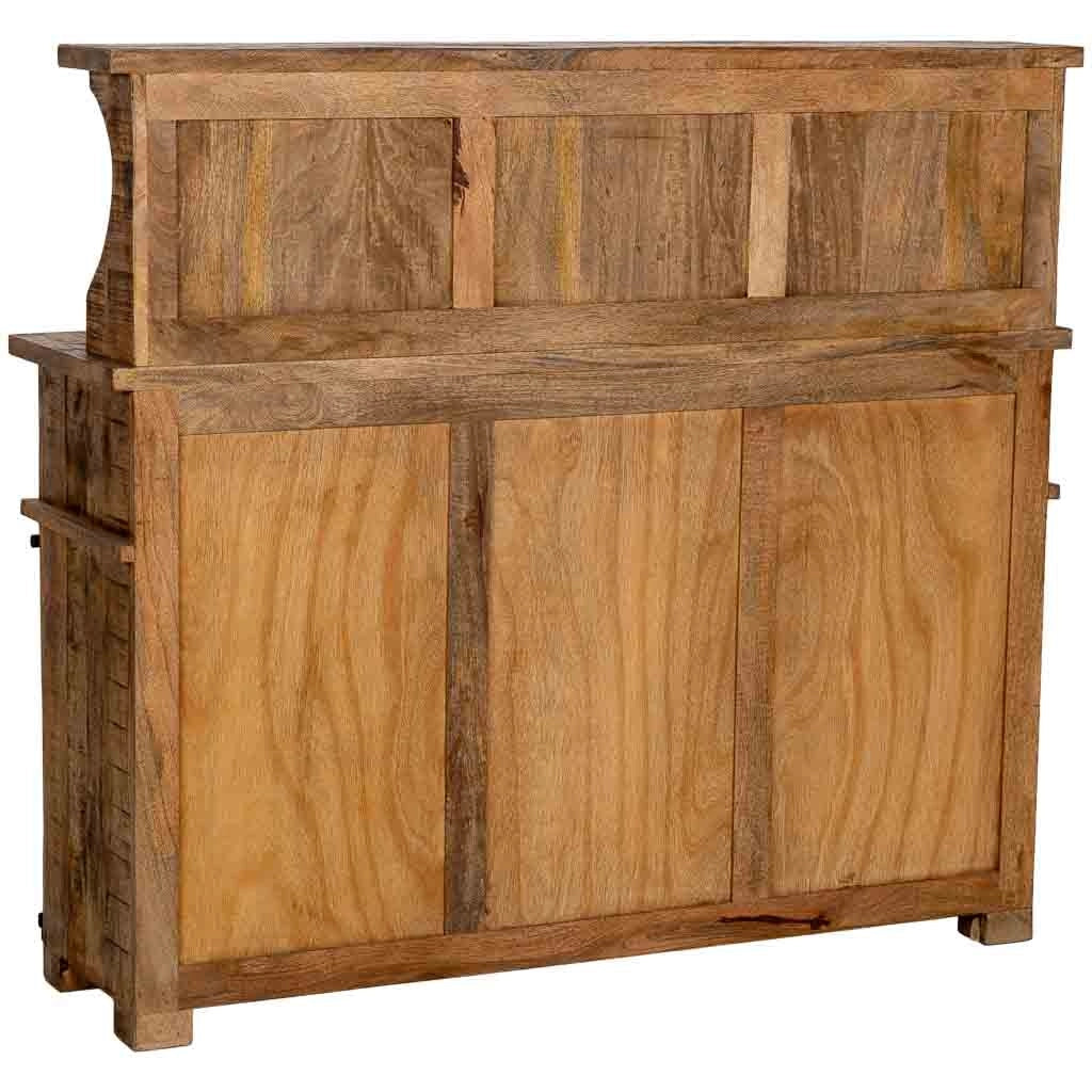 Credenza in legno marrone 145x42x130h cm