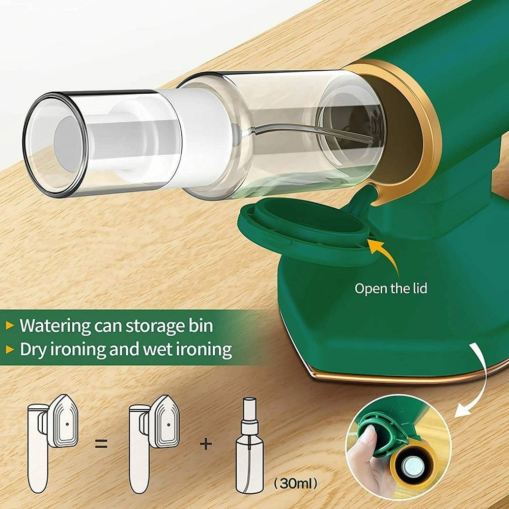 Trade Shop - Mini Ferro Da Stiro Verticale Stiratrice Da Viaggio Senza Vapore 350w Mod. M2 -