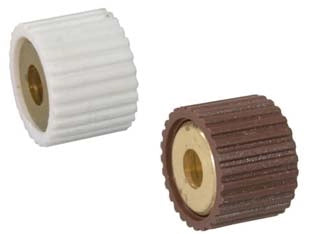MENSOLE CILINDRICHE FORATE IN OTTONE- - marrone - 500 pezzi