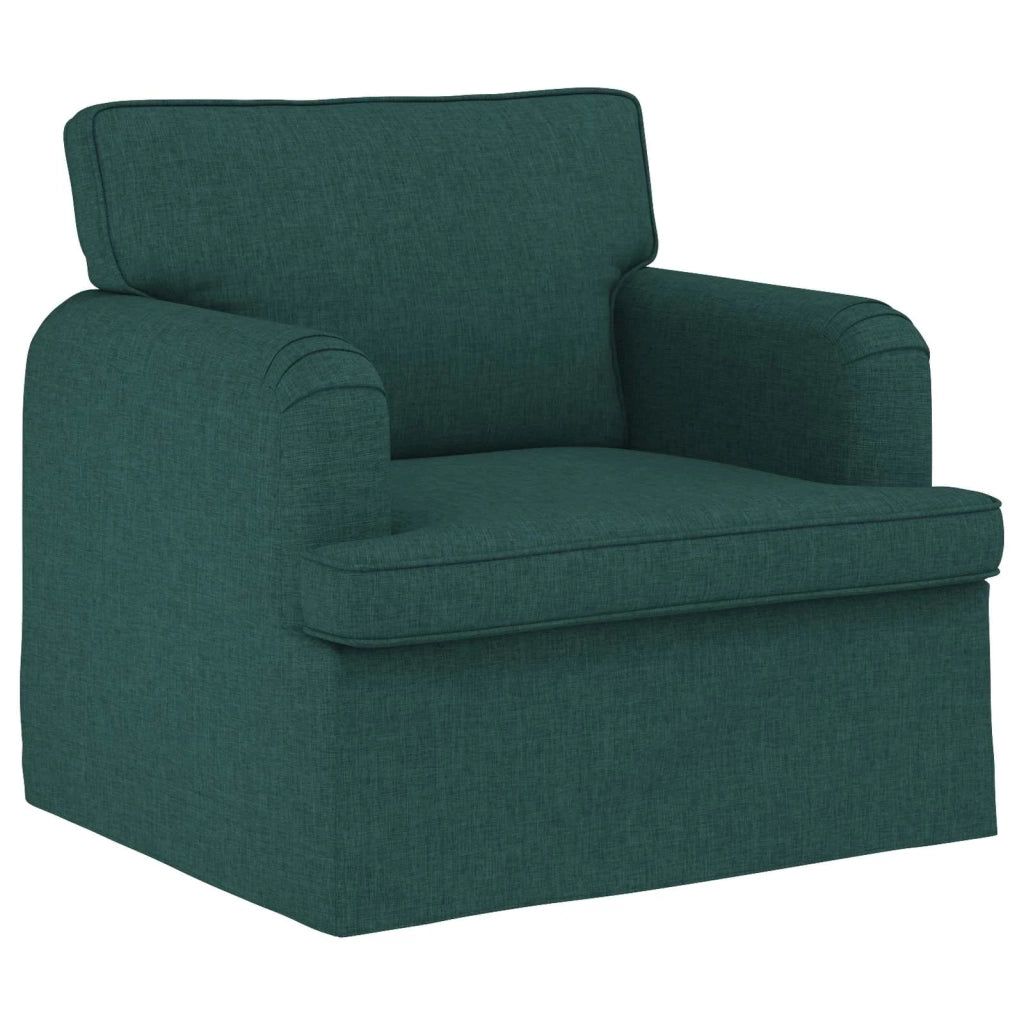 Set di divani 2 pcs Verde Scuro 162 x 80 x 85 cm Tessuto 3407563