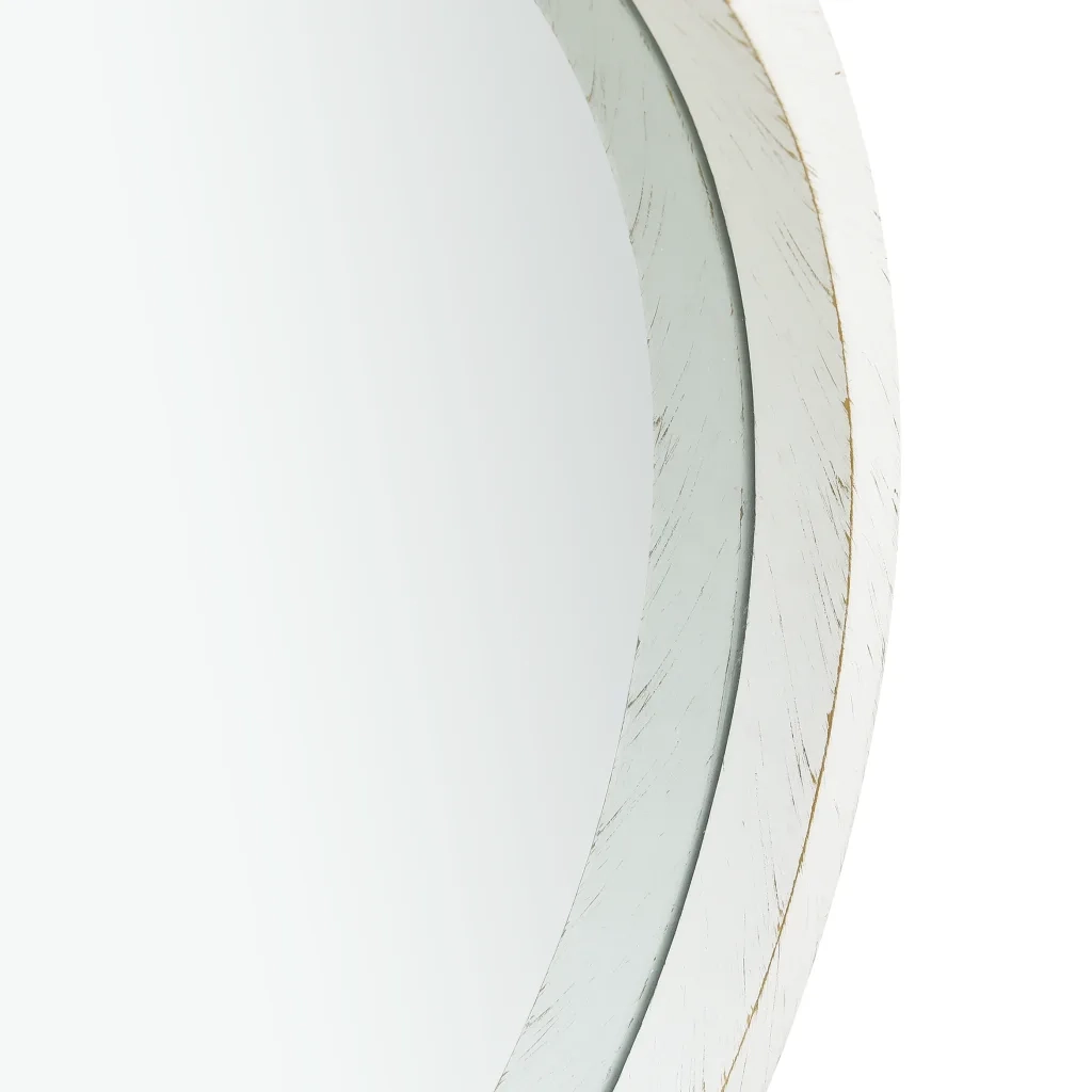 Specchio da Parete | Specchio decorativo con Cinghia 40 cm Bianco