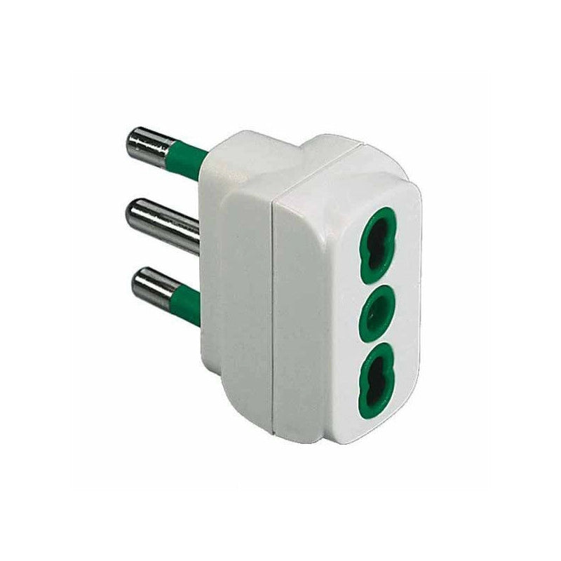 Adattatore 10/16A+T Bianco 82110 Fme