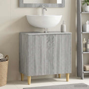Armadio per Lavabo da Bagno ARNHEM Sonoma grigio 896571