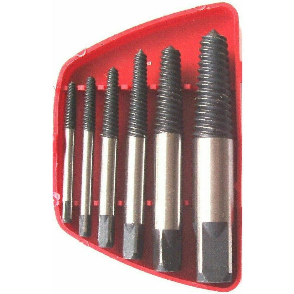 Trade Shop - Set 6 Estrattori Per Viti Bulloni Rovinate Spezzate Prigionieri Viti Spezzati -