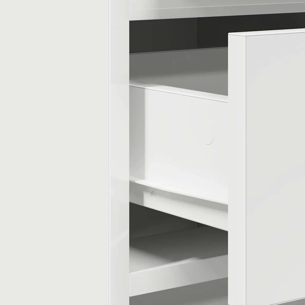 Credenza con cassetto Bianco 40 x 41 x 75 cm Legno multistrato 865055
