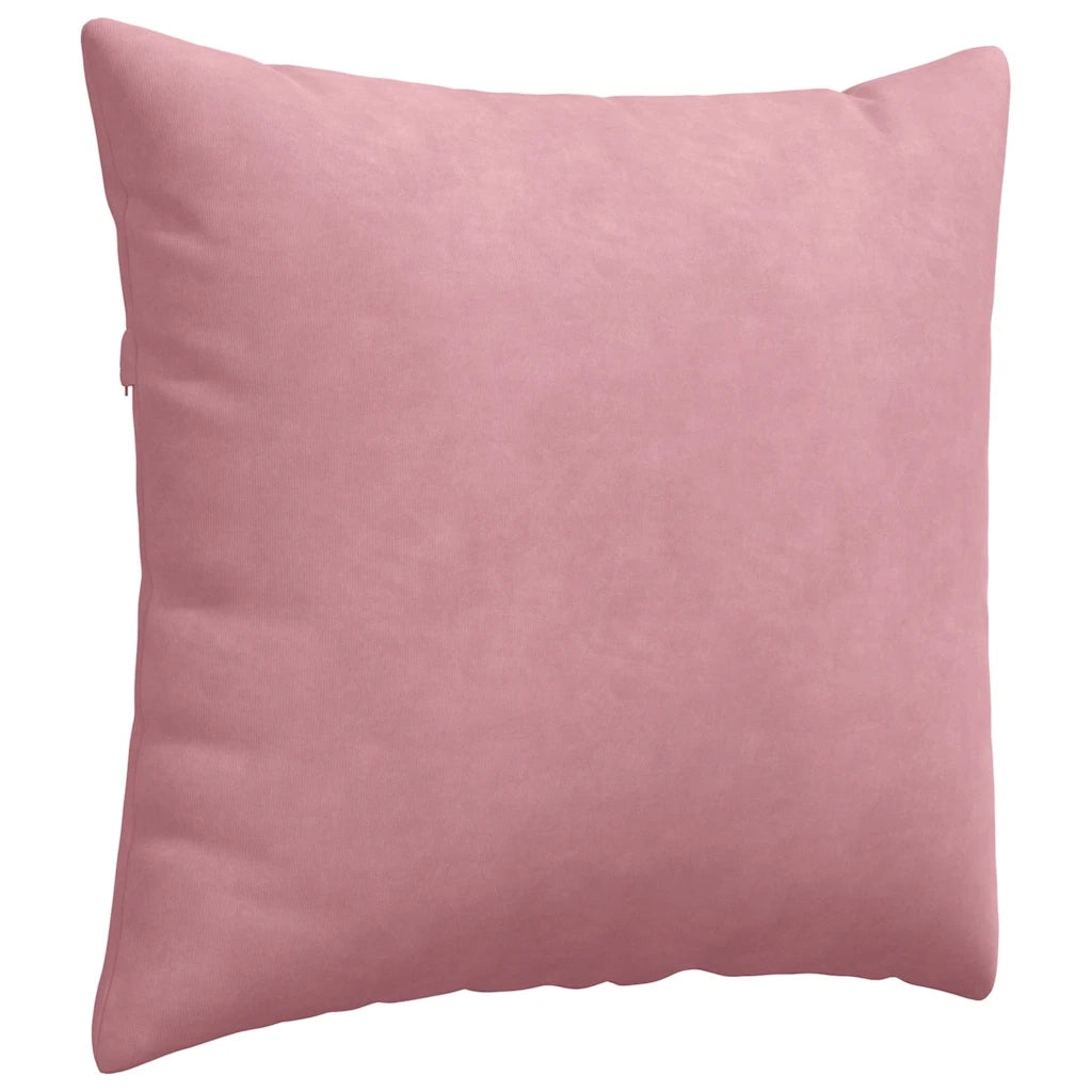Cuscini da Divano 2 pz | Cuscini per sedie Rosa 50 x 50 cm Tessuto in Cords