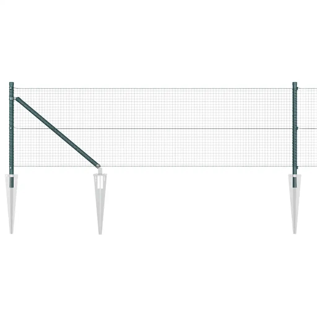 Palo della recinzione Verde 50 x 0,5 m (rete mesh 19 x 19 mm)