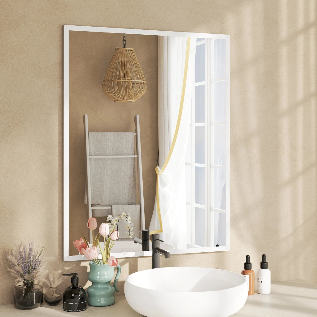 Specchio da Bagno 70x90 cm ¨C zephmum ¨C Bianco