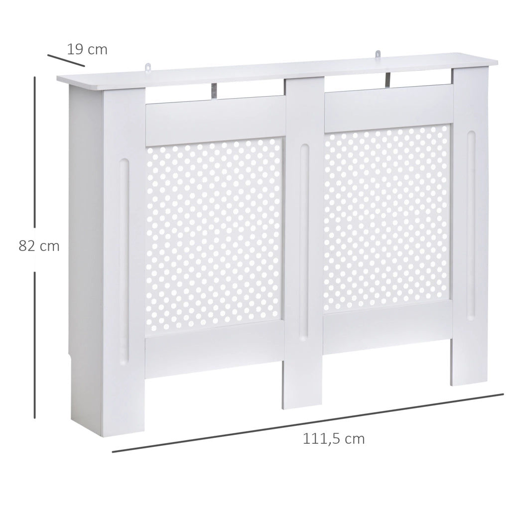 Copriradiatore ¨C Minimal ¨C Bianco MDF 111.5x19x82 cm