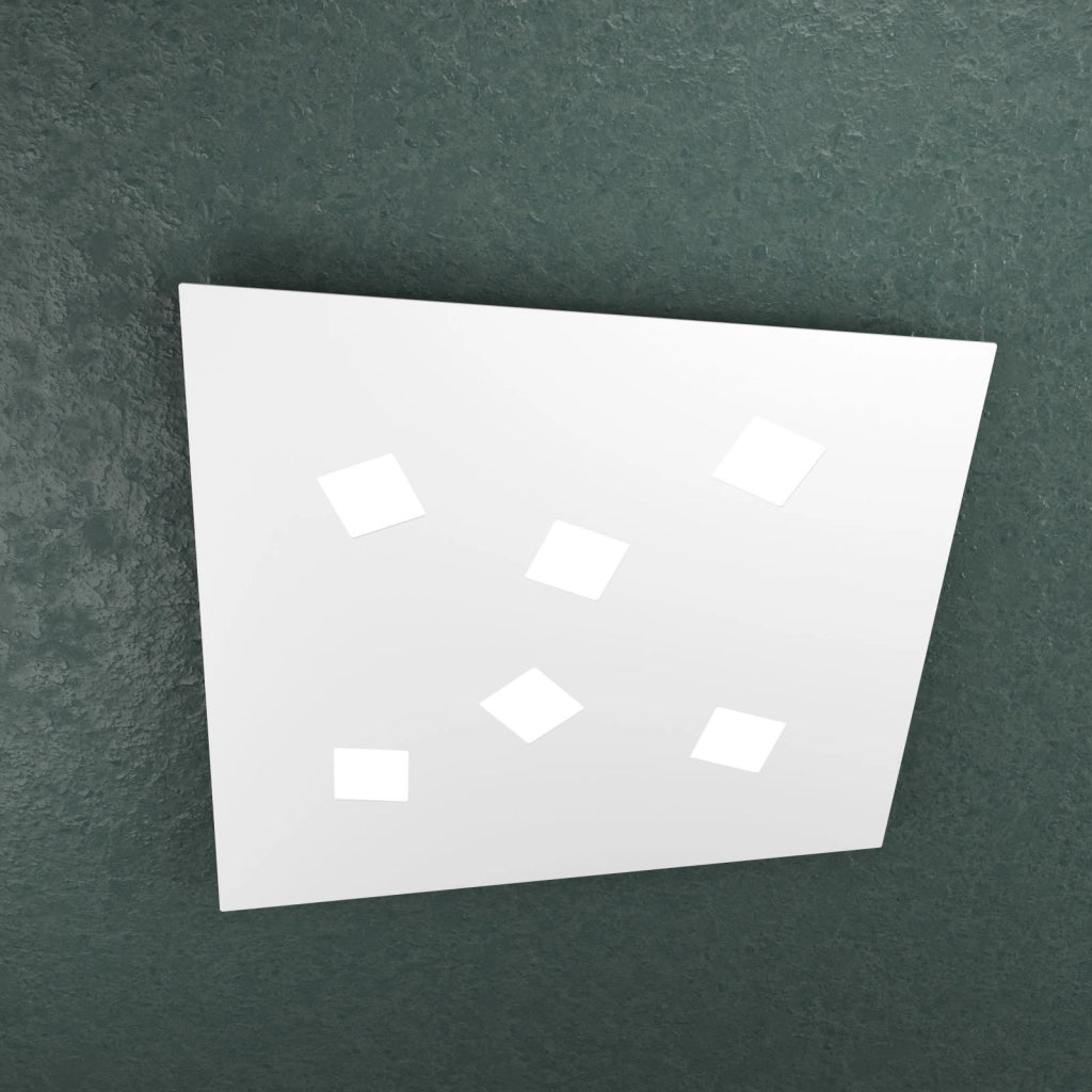 NOTE APPLIQUE-PLAFONIERA 6 LUCI BIANCO 1140-6-BI
