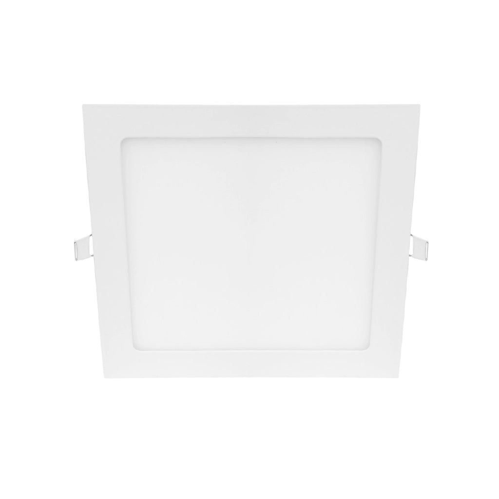 Pannello slim da incasso quadrato 12w 3000K luce calda