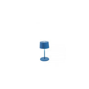 Lampada a led da tavolo Olivia pro mini blu capri ricaricabile e dimmerabile
