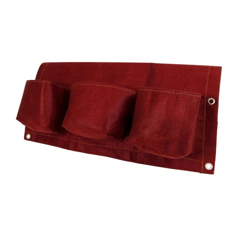 Vaso da Balcone in tessuto BloemBagz, con 6 tasche, 61 cm