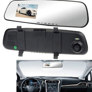 Trade Shop - Specchietto Retrovisore Dvr Telecamera Full Hd 1080p 2.3 "lcd Per Retrocamera -