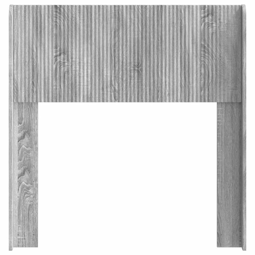 Testiera Letto Sonoma grigio Legno ingegnerizzato 889761
