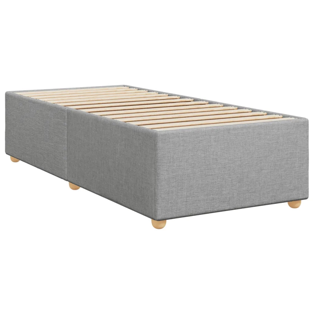 Giroletto senza Materasso Grigio Chiaro 90x200 cm Tessuto 3284701